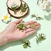 6Pcs 6 Styles Baking Paint Alloy Lapel Pins for Backpack Clothes JEWB-CJ0003-02-4