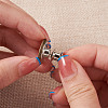 16sets 4 Styles Iron Button Pins for Jeans PALLOY-KS0001-07-14