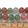 Natural Red and Green Strawberry Quartz Beads Strands G-B099-C03-06-5