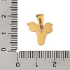 Christmas Theme 304 Stainless Steel Pendants STAS-R007-01V-G-3