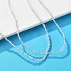 Natural Labradorite Beaded Necklaces NJEW-JN02492-07-5