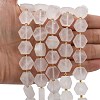 Natural Quartz Crystal Beads Strands G-A291-A04-01-2