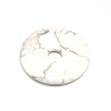 Donut/Pi Disc Natural Gemstone Pendants G-L234-30mm-13-1