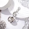 Alloy Fairy Bell Pendant Decorations HJEW-JM02412-02-2