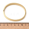 304 Stainless Steel Rhinestone Hinged Bangles for Women BJEW-B168-16G-5