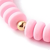 Handmade Polymer Clay Beads Stretch Bracelets Sets BJEW-JB06427-04-6