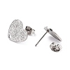 Non-Tarnish 304 Stainless Steel Stud Earring Findings LS-STAS-I183-02B-P-3