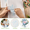 3Pcs 3 Style Vase & Flower Pattern DIY Display Decoration Embroidery Beginner Kit DIY-TA0006-16-4