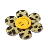 Leopard Print Pattern Acrylic Big Pendants LS-OACR-B008-C01-3