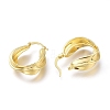 Brass Hoop Earrings EJEW-H104-03G-3