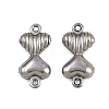304 Stainless Steel Connector Charms STAS-L297-05P-1