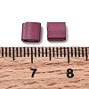 2-Hole Baking Paint Glass Seed Beads SEED-S023-17C-43-3