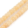 Natural Yellow Jade Beads Strands X-G-T138-74B-4