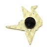 Paper Crane & Rose Flower Alloy Enamel Pin Backs for Clothes for Women JEWB-F043-02A-2