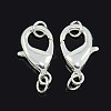 PVD Vacuum Plating Brass Lobster Claw Clasps for Jewelry Necklace Bracelet Making KK-I599-10mm-S-RS-1