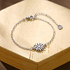 304 Stainless Steel Sun Link Bracelets WG36CC4-01-1