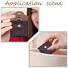 1Pc Square Leather Ring Storage Bags with Snap Button ABAG-CL0001-23-5