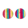 Stripe Resin Pendants RESI-C006-02-2