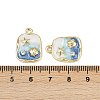 Alloy Rhinestone Pendants PALLOY-P311-02G-3