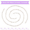 Olycraft 5 Strands Natural White Jade Beads Strands G-OC0003-34-4