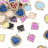 30Pcs 2 Styles UV Plating Acrylic Pendants PACR-TA0001-13-1