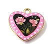 Printed Brass Pendants KK-CBAE379-02G-C-1