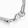 304 Stainless Steel Charm Bracelets BJEW-K174-08P-4