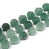 Natural Green Aventurine Beads Strands G-P534-A17-01-4