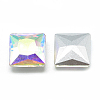 Pointed Back Glass Rhinestone Cabochons RGLA-T027-8x8mm-02-2