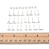 2 Pairs Alloy Stud Earrings for Women EJEW-FS0001-27A-5