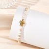 Glass Seed Beads Braided Bead Bracelets BJEW-JB13836-2