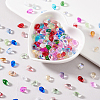 200Pcs 20 Colors Handmade Lampwork Beads LAMP-GA0001-11-4