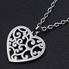 Non-Tarnish 201 Stainless Steel Pendant Necklaces LS-NJEW-S105-JN564-40-1-1