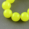 Imitation Jade Glass Beads Strands DGLA-S076-12mm-09-1