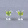 Resin Cup Pendants CRES-S359-11A-3