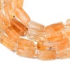 Heated Natural Citrine Beads Strands G-O170-113-7