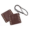 PU Leather Leather Motorcycle Grip Covers AJEW-WH20001-44D-1