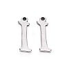 201 Stainless Steel Charms STAS-R105-I-1