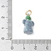 Brass Enamel Pendants KK-CBAE20A-01C-G-3