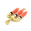 Halloween Brass Enamel Pendants KK-F915-01J-G-2