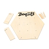 Poplar Wood Donut Rack Supplies Display DJEW-H006-02B-2