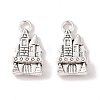 Tibetan Style Zinc Alloy Pendants X-TIBEP-R334-156AS-RS-1