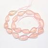 Natural Rose Quartz Beads Strands G-G695-09-3