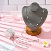 2.5M Brass Imitation Pearl Heart Link Chains CH-CJ0001-08-6