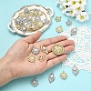 30Pcs 6 Styles Alloy Rhinestone Pendants FIND-YW0011-97-5