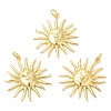 Rack Plating Brass Pendants X-KK-Q775-14G-3