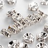 Brass Rhinestone Spacer Beads RSB035-B01-1