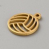 304 Stainless Steel Charms STAS-WH20011-03G-2