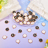 52Pcs 2 Colors Alloy Enamel Pendants ENAM-TA0002-97B-5