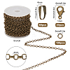 SUNNYCLUE DIY Rolo Chains Jewelry Making Kits DIY-SC0014-55AB-B-2